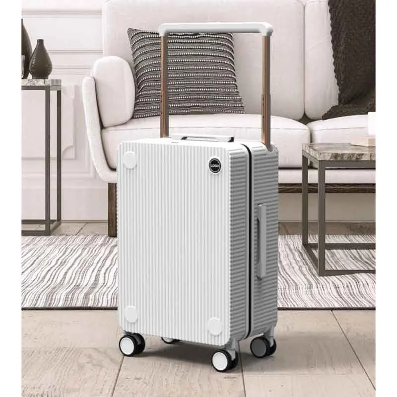 New Designer Koffer Carry-ons PC 150T Lining Travel Bags Aluminum Trolley Hand Suitcase Luggage
