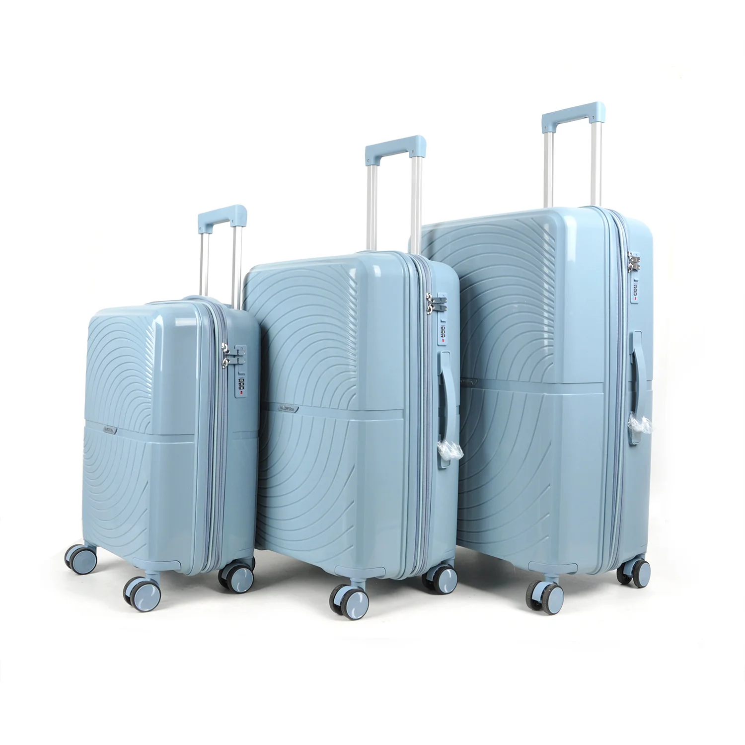 Explorer Series PP Hard Shell Suitcase Set – Anti-Scratch, TSA Lock, 4-Wheel Spinner