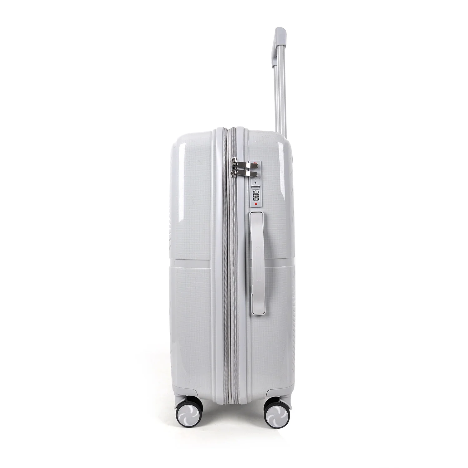 3PCS PP Carry-On Luggage Set – TSA Lock, Silent 4-Wheel Spinner (20/24/28)