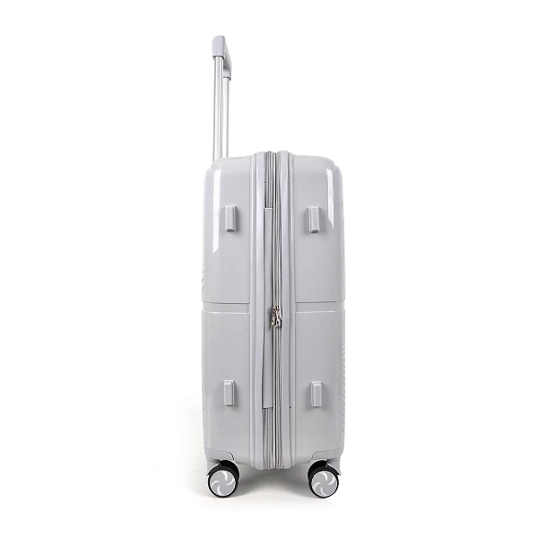 3PCS PP Carry-On Luggage Set – TSA Lock, Silent 4-Wheel Spinner (20/24/28)