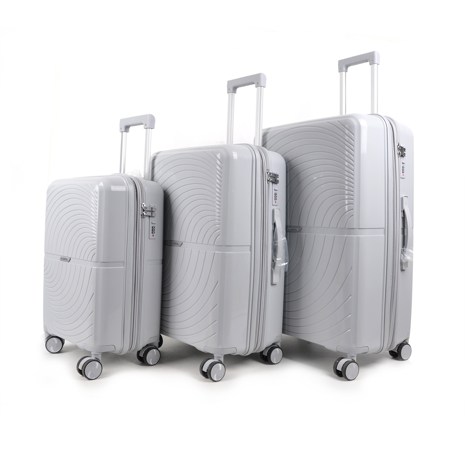 Explorer Series PP Hard Shell Suitcase Set – Anti-Scratch, TSA Lock, 4-Wheel Spinner