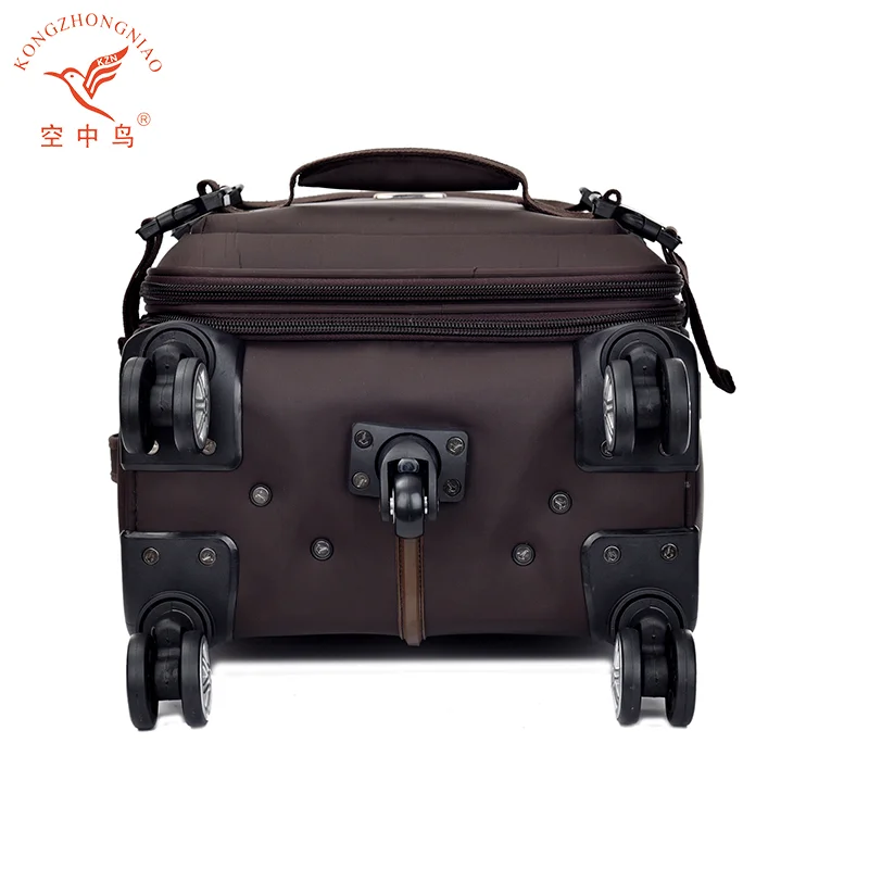 KZNGS KINGS 4-Piece Rolling Luggage Set – Durable Fabric Travel Bags