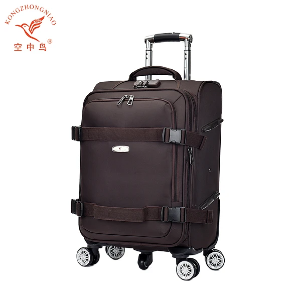 KZNGS KINGS 4-Piece Rolling Luggage Set – Durable Fabric Travel Bags
