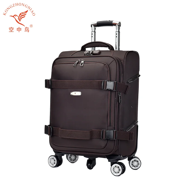 KZNGS KINGS 4-Piece Rolling Luggage Set – Durable Fabric Travel Bags