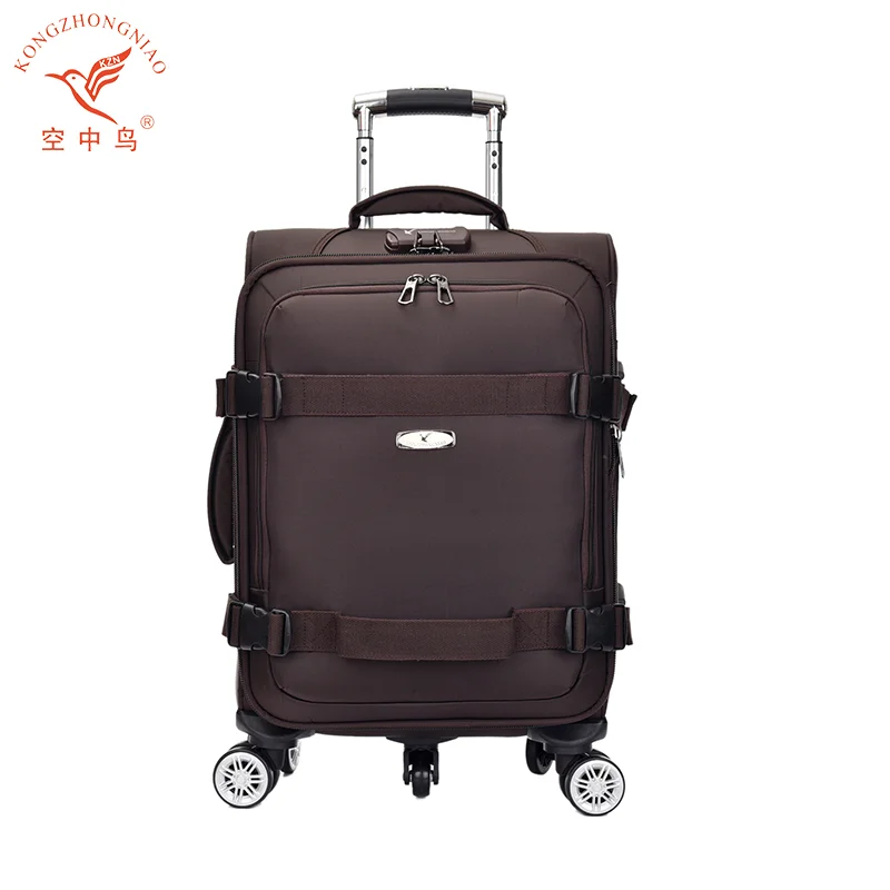 KZNGS KINGS 4-Piece Rolling Luggage Set – Durable Fabric Travel Bags