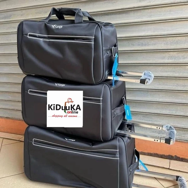 KZNGS 3PCS Luxury Trolley Travel Bags – Durable 2-Wheel Luggage Set
